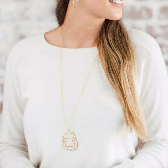 Daydreamer Necklace 14k Gold or Rhodium Finish - Picture 2 of 5